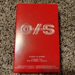 NIB One/Size Cheek Clapper 3D Blush Trio Palette in Attention Seeker